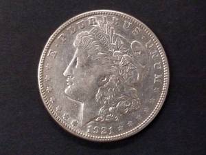 1921 S Morgan Silver Dollar...