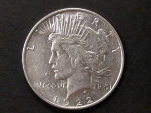 1922 D Peace Silver Dollar...