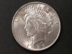 1923 Peace Silver Dollar...