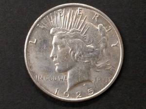 1925 Peace Silver Dollar...