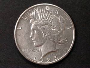 1925 Peace Silver Dollar...