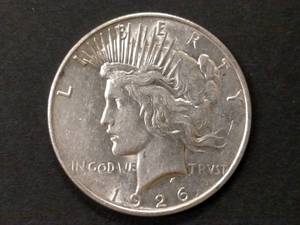 1926 D Peace Silver Dollar...