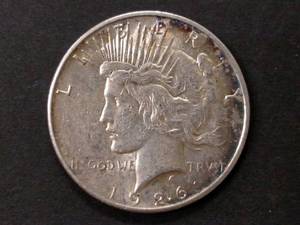 1926 S Peace Silver Dollar...