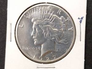 1927 Peace Silver Dollar...