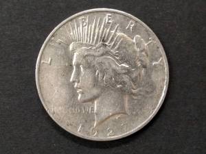 1927 D Peace Silver Dollar...