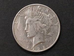 1928 S Peace Silver Dollar...