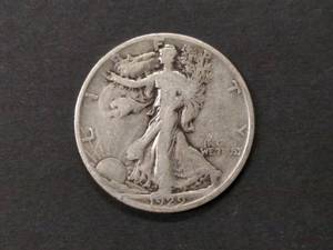 1929 S Walking Liberty Silver Half ...