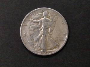 1935 Walking Liberty Silver Half Do...