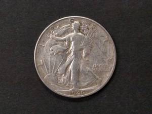 1946 Walking Liberty Silver Half Do...