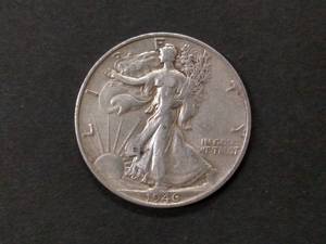 1946 S Walking Liberty Silver Half ...