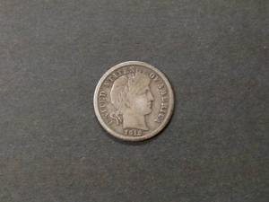1912 Barber Silver Dime...