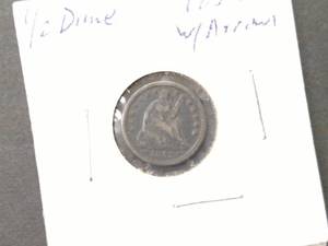 1853 Arrows Seated Liberty Silver H...