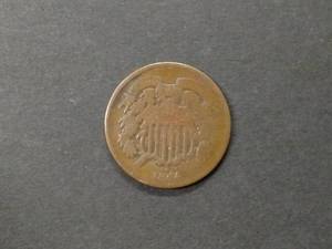1864 Two Cent Piece...