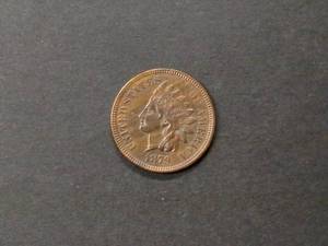 1879 High Grade Red Brown Indian He...