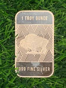 1oz Bison  Sioux .999 Silver Bar