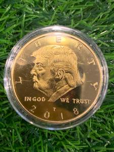 Donald Trump Plated 24 Carat Gold Coin