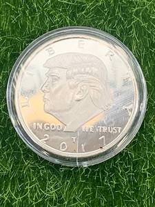 2017 Donald Trump .999 Plated Silver Coin
