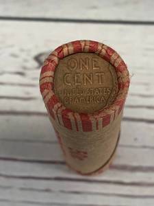 Full Roll of Unsearched Wheat Pennies
