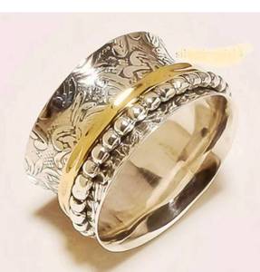 .925 Silver Spinner Meditation Ring