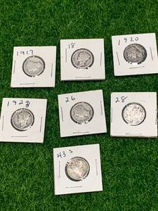 Lot of 7 Mercury Dimes