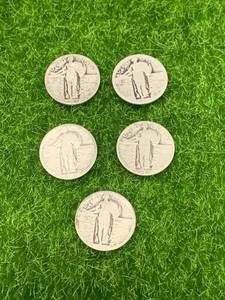 Lot of 5 Standing Liberty Quarters