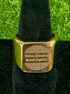 Donald Trump Make America Great Again Mens Size 11 Ring