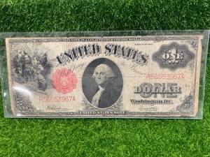 1917 Red Seal Large $1.00 Bill Rare