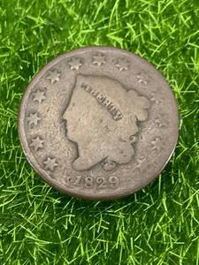 1829 Coronet Large Cent