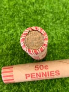 2 Rolls of Wheat Pennies