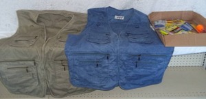 lot 65 image: Fishing Accessories and Vests