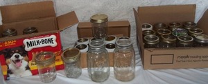 lot 76 image: Canning Jars