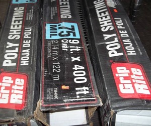 lot 112 image: Poly Sheeting