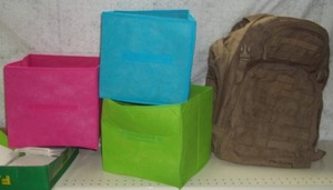 lot 122 image: Military Style Backpack and More