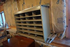 Metal Vertical 24 Slot ShelvingStorage Unit