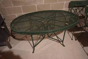 Metal Patio Table With 4 Chairs