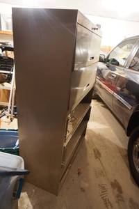 Metal Upright 5 Drawer File Cabinet