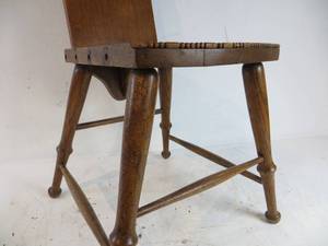 VINTAGE High Backed Wooden Chair