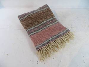 VINTAGE Faribo Wool Throw Blanket