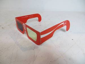 Case of VINTAGE Paper Coca-Cola 3D Glasses