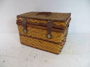 Picnic Basket with Picnic Essentials