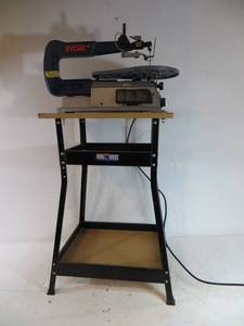 Ryobi Scroll Saw on Iron Horse Stand