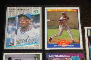 Gary Sheffield Rookie Card Lot  5 Cards