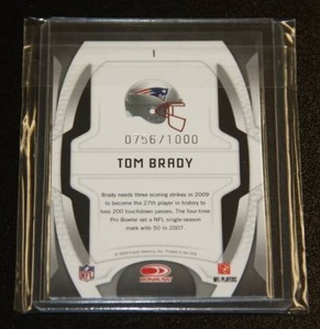 2009 Certified Gold Team Tom Brady #1 7561000