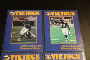 1998 Cris Carter Energizer Four Card Complete Set 5400