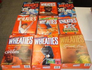 Wheaties Box Mixed Sports Lot  26 Boxes