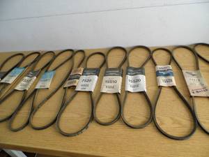 Lot of 12 Automotive   Commercial Belts