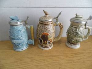 Lot of 4 Steins