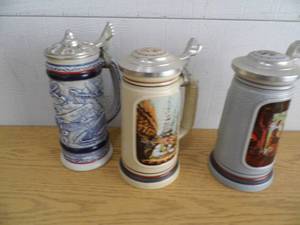 Lot of 3 Steins
