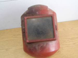 Red Welding Helmet