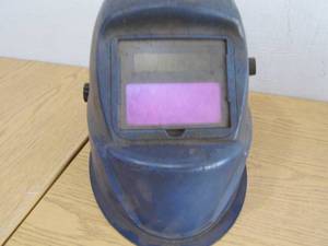 Blue Welding Helmet